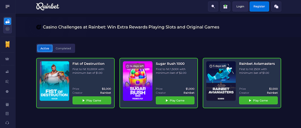 rainbet Gameplay